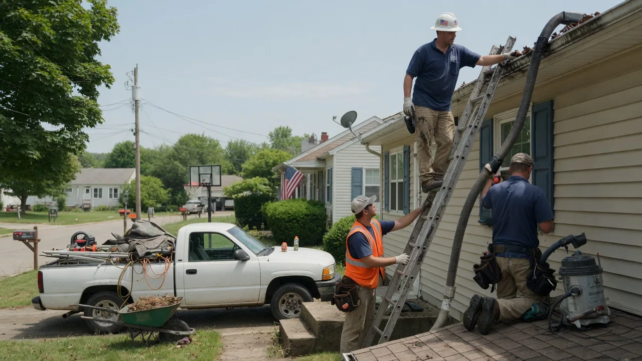 Gutter Installation in West Newton, IN near me